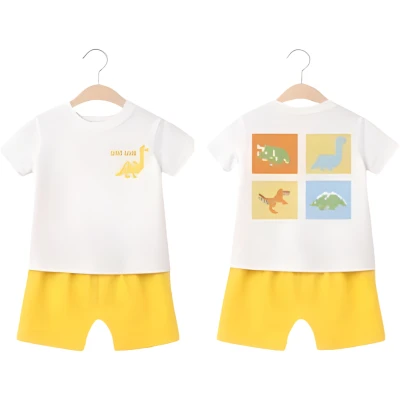 DİNOZOR BASKILI ERKEK ŞORTLU TAKIM