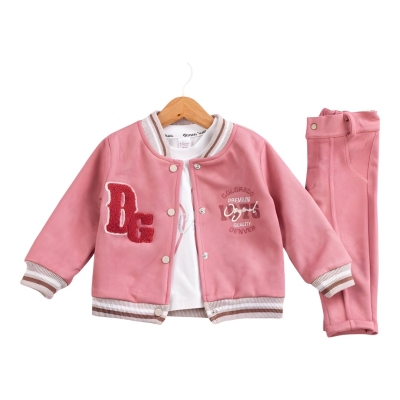 DONİNO DG BASKILI SÜET KIZ TAKIM