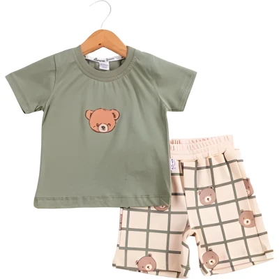 DONİNO KARE DESENLİ ERKEK TAKIM