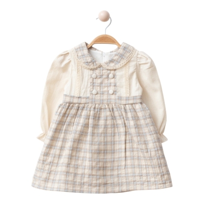 EKOSE BEBE YAKALI ELBİSE