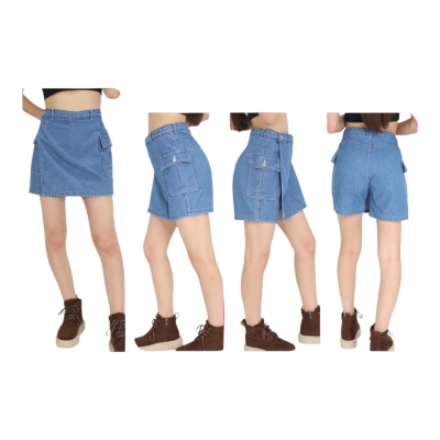 ELEYSA KIZ ŞORT ETEK