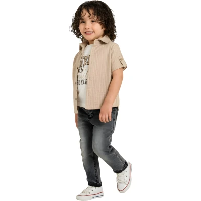 ERKEK DESENLİ GÖMLEKLİ 3\'LÜ TAKIM