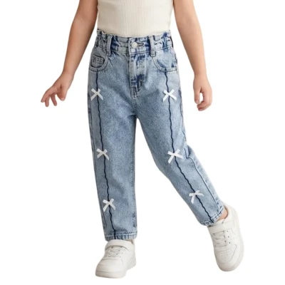 FİSTO FİYONK LASTİKLİ PAMUKLU KOT PANT