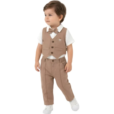 GABARDİN YELEK PANTOLON ERKEK TAKIM