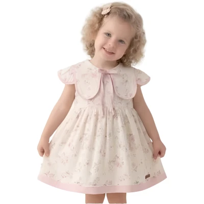 GENİŞ YAKA İPLİ AYLIK ELBİSE