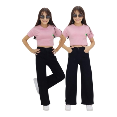 GES KIZ BLACK KOT PANT