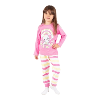 GÖKKUŞAĞI FİLLİ 4LÜ SERİ PIJAMA TAKIM