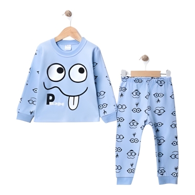 GÖZLÜ POLİFONİ PİJAMA TAKIM