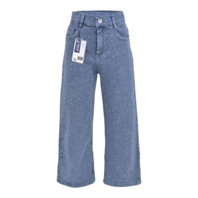 GÜLBEN TAŞLI PAMUKLU KOT PANT