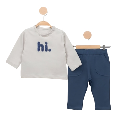 Hİ SÜZENE NAKIŞLI BEBEK TAKIM