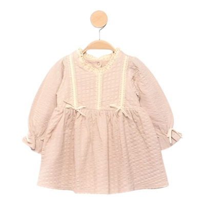 JOYOLA -KADİFE ŞERİTLİ ELBİSE