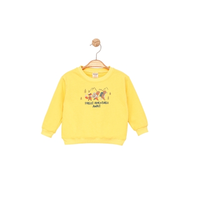 KABARTMA BASKILI APLİKELİ SWEAT