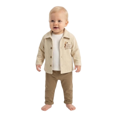 KADİFE GÖMLEK ÜÇLÜ TAKIM