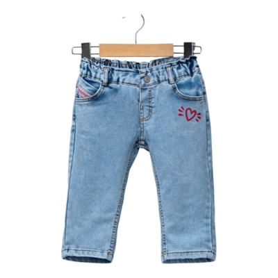 KALP BASKILI KOT PANTOLON