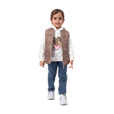 KALP DESEN YELEKLİ 3 LÜ TAKIM