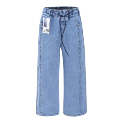 KALPLER LASTİKLİ PAMUKLU KOT PANT