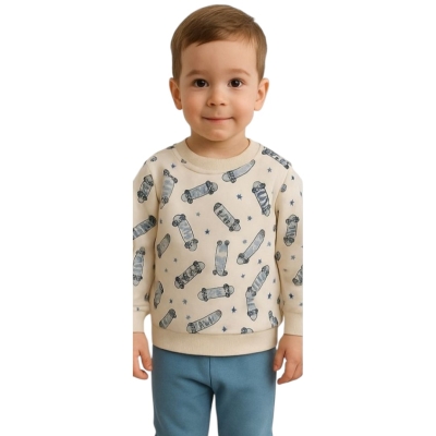 KAYKAY BASKILI 3 İPLİK TAKIM