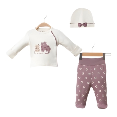 KEDİ AİLESİ KIZ 3 LÜ SET