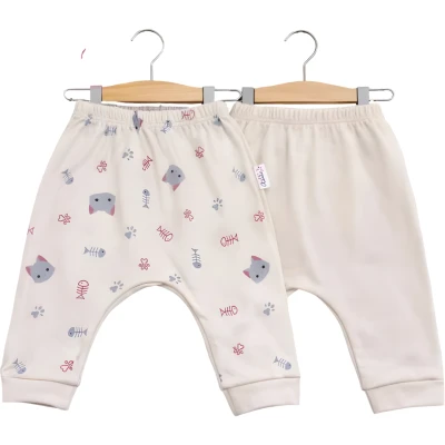 KEDİ BASKILI PAÇALI TEK ALT