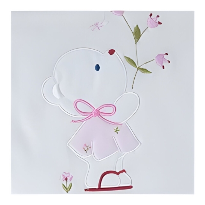 KIZ  ÇİÇEKLİ  PENYE BATTANİYE