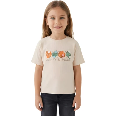 KIZ LİKRALI CİZGİLİ MİDYELİ TEK BADİ