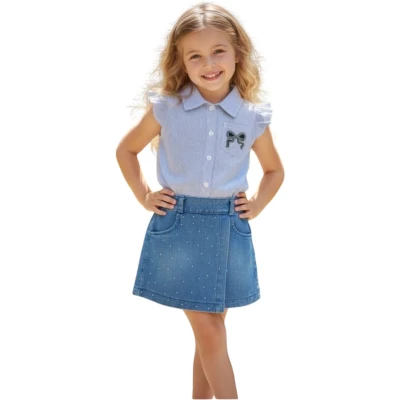 KOT ŞORT ETEKLİ GOMLEKLİ TAKİM