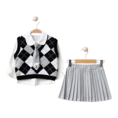 KRAVATLI TRİKO ÇOCUK TAKIM