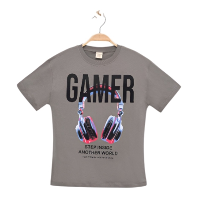 KULAKLIK GAMER BASKILI TİŞÖRT