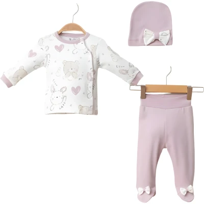 KURDELELİ TAVŞANLI 3 LÜ SET