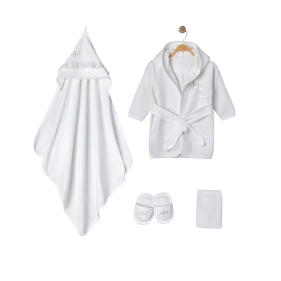 KUŞLU BORNOZ SET