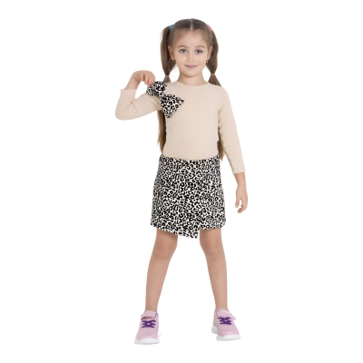 LEOPAR DALGIÇ ŞORT ETEKLİ TK