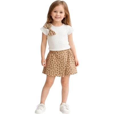 LEOPAR ETEKLİ ŞORT ETEKLİ TAKIM