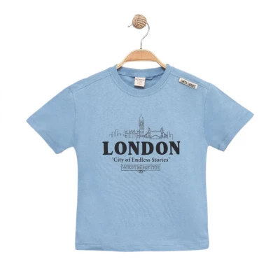 LONDON CITY BASKILI TİŞÖRT