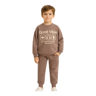 LUMİNO -GOOD VİBES BASKILI TAKIM