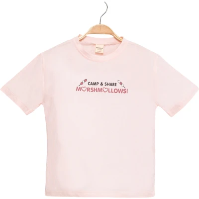 MARSHMALLOW BASKILI TİŞÖRT