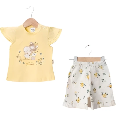 MİNİK CİVCİV MÜSLİM ŞORTLU İKİLİ TAKIM