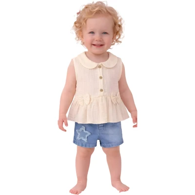 MÜSLİN GÖMLEK KOT NKŞLI 2 Lİ TKM