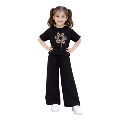 OYSHO ÇİÇEKLİ KIZ TAKIM