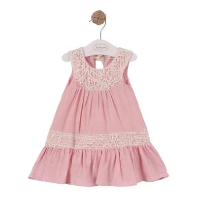 PAPATYA KETEN ELBİSE