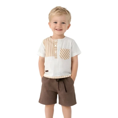 PATLI İKİLİ KETEN TAKIM