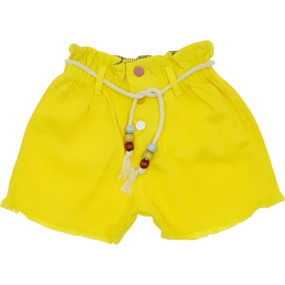 RENKLİ DÜĞMELİ BAĞCIKLI ŞORT