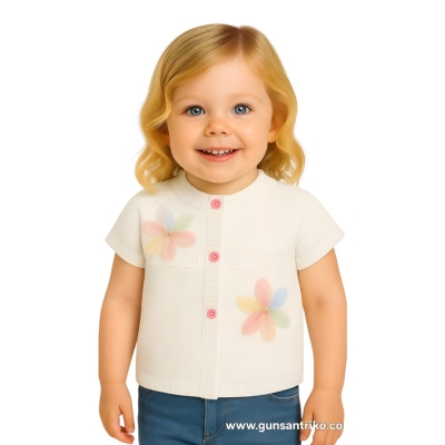 ROBALI ÇİÇEKLİ YELEK