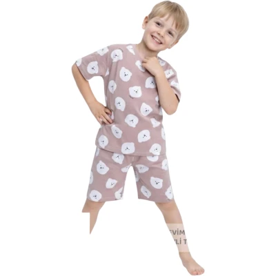 SEVİMLİ BEAR ŞORTLU 2Lİ TAKIM