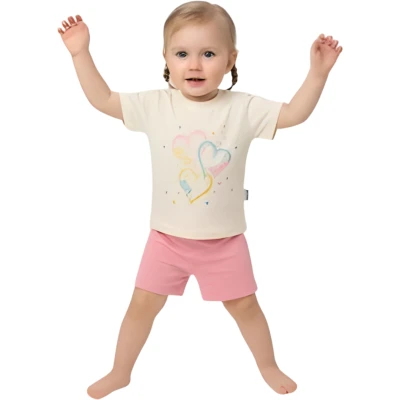 SİMLİ KALPLİ BASKILI KIZ TK