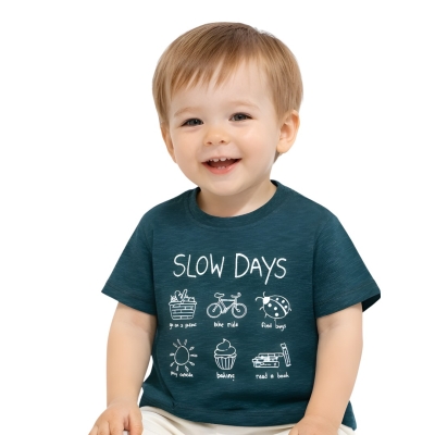 SLOW DAY ŞANTUKLU TİŞÖRT