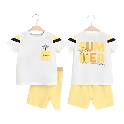 SUMMER BASKILI CEPLİ ERKEK ŞORTLU TAKIM