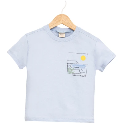 SUNSET AT THE OCEAN BASKILI TİŞÖRT