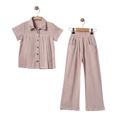 TAŞLI KIZ KETEN TAKIM