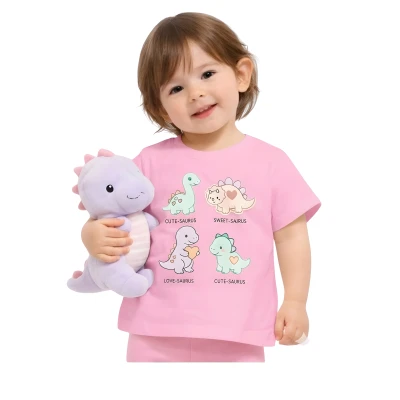 TATLI DİNAZORLAR BASKILI TİŞÖRT