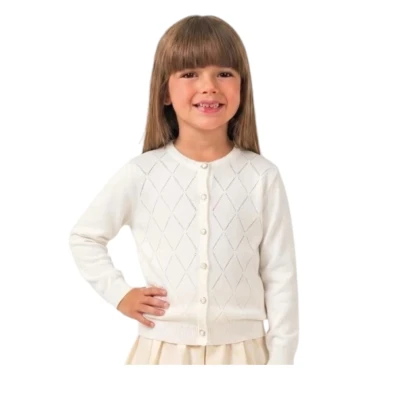 TRİKO ÜÇGEN NAKIŞLI KIZ ÜST